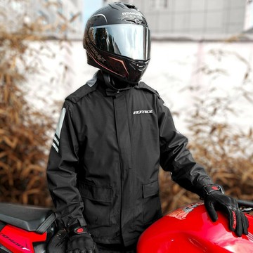 機車雨衣 摩託車雨衣雨褲 兩件式雨衣 2件式全身防暴雨 機車摩旅騎行雨衣套裝 加厚防水分體雨服