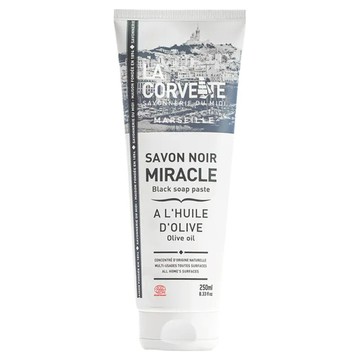 la corvette 法釩 馬賽黑皂膏-橄欖油配方 250ml 溫和清潔 保濕滋潤  1條