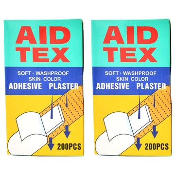 AID-TEX 好貼OK繃 高級  200片  2盒  72 x 19 mm/片
