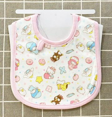 【震撼精品百貨】Hello Kitty 凱蒂貓 三麗鷗 凱蒂貓印花圍兜兜-滿版#07337 震撼日式精品百貨