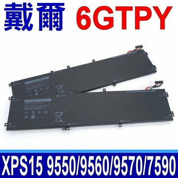 DELL 戴爾 6GTPY 原廠規格 電池 RRCGW H5H20 4GVGH P56F P56F001 P56F002 P56F003 P83F001 M7R96 62MJV T453X 5041C 5D91C  5XJ28 5D9C1 GPM03 Inspiron 15 7590 7591 XPS15 9550 9560 9570 7590 Precision 15 5510 5520 5530 5540 M5510 M5520 M5530 M5540