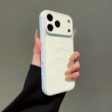 夏季款 流光羽紗 散熱絲絨款 簡約大方 適用於 蘋果 iPhone 17 16 15 14 13 Pro Max 手機殼