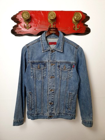 小龜葛葛-STOCKON 經典重磅淺丹寧外套