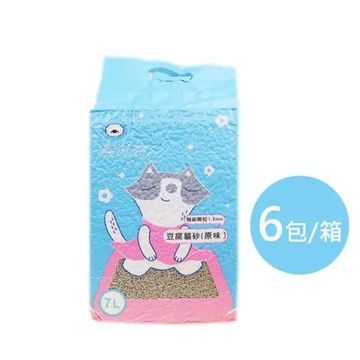【臭味滾ODOUT】  1.5mm極細抗臭豆腐貓砂7L 6入/箱