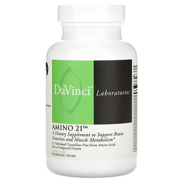 DaVinci Laboratories, Amino 21，750 毫克，90 粒膠囊