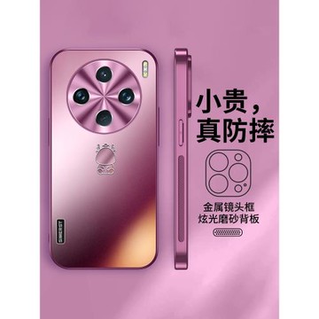 適用vivox100手機殼新款龍年限定x200promini保護套炫金磨砂x100s高級感梅子色pro全包防摔薄ultra男女情侶