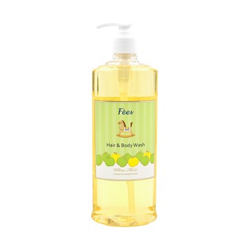 Fees BEBE 嬰兒柔護洗髮沐浴精 蘋果香  1瓶  600ml