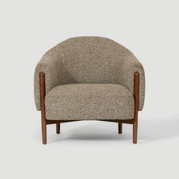 查莉布質扶手椅 褐