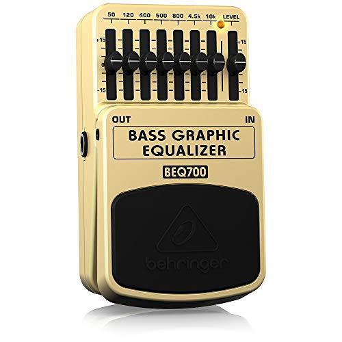 ベリンガー ベース用エフェクトペダル 7バンド・グラフィックイコライザー タン BEQ700 BASS GRAPHIC EQUALIZER