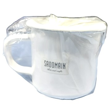 SADOMAIN 仙德曼 琺瑯口杯 8cm 400ml  白色  1個