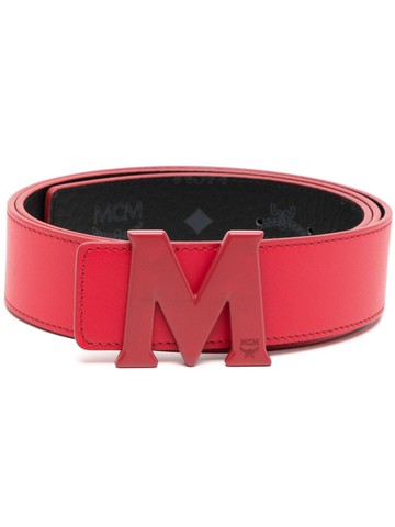 MCM - Claus M-buckle reversible belt - unisex - Leather - 110 - Pink