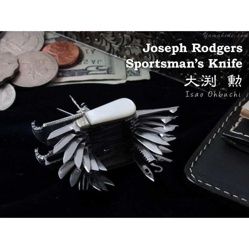 大渕 勲 作 9121 ジョセフ ロジャー スポーツマンズナイフ レプリカ Isao Ohbuchi Joseph Rodgers Sportsman's Knife replica custom knife