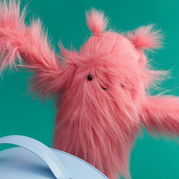 BON TON TOYS 凸迪ECO填充玩偶-泡泡粉 40cm