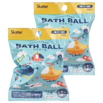 Skater 泡澡沐浴球 檸檬味直升機  60g  2個