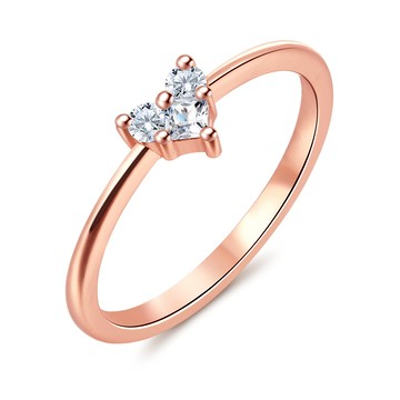 925純銀戒指．愛戀．愛心．尾戒｜客製刻字