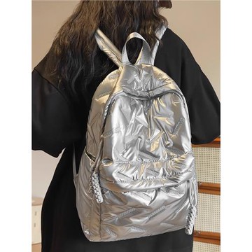 日韓羽絨棉服包雙肩包男女學生上課通勤包背包大容量電腦包旅行包