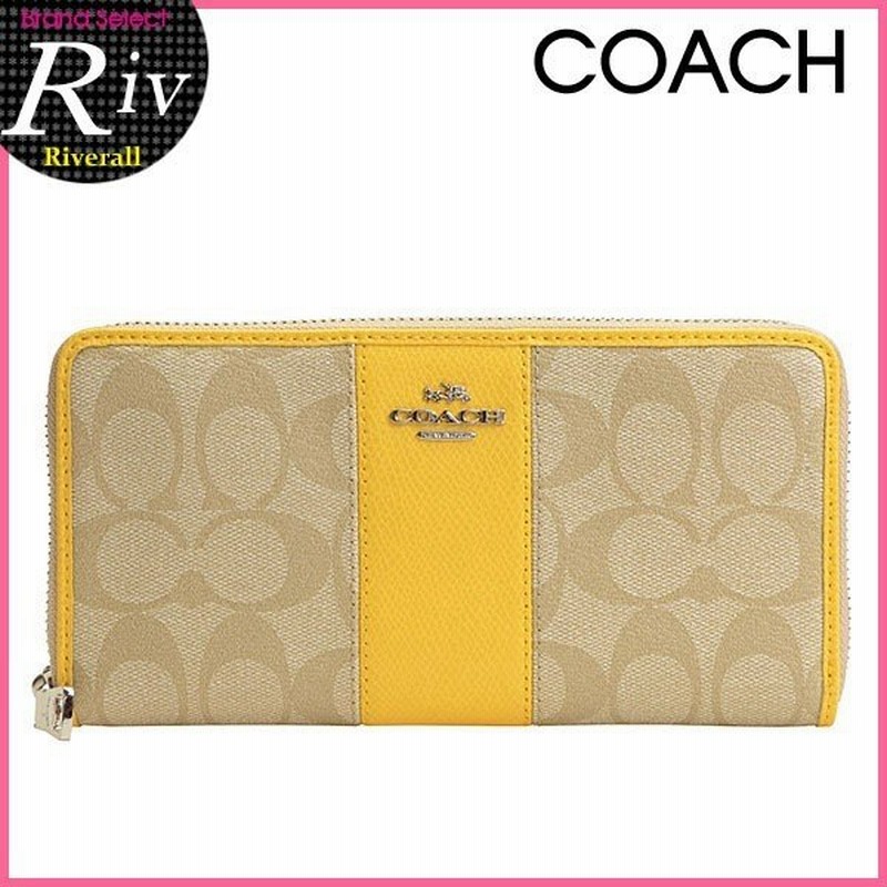 コーチ 長財布 財布 レディース Coach シグネチャー ラウンドファスナー 新作 F52859 通販 Lineポイント最大0 5 Get Lineショッピング