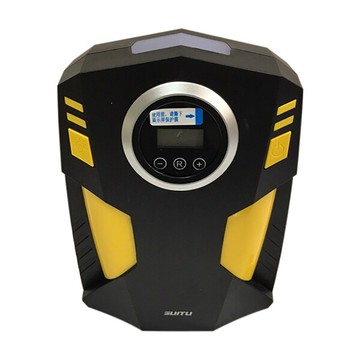 充氣泵  數顯款  汽車用12v輪胎打氣機 車載電動充氣機 手電筒打氣泵 附3種充氣嘴