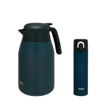 【THERMOS膳魔師】真空保溫壺+真空保溫瓶優惠組