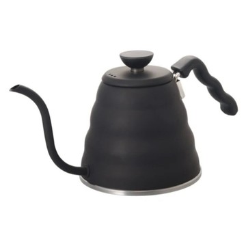HARIO 好璃奧 雲朵不鏽鋼霧黑細口壺 VKBR-120-MB  1個  壺 + 壺蓋  800ml