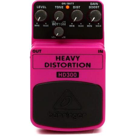 ベリンガー ギター用エフェクトペダル ヘビーディストーション HD300 HEAVY DISTORTION並行輸入