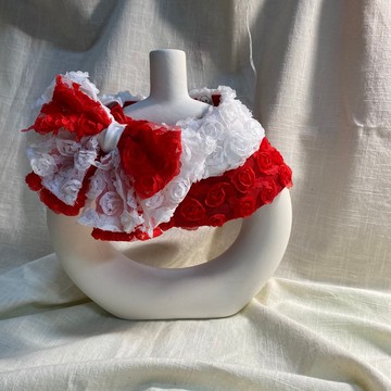 發裁手作。Facai Handmade 寵物領巾 GD style斗篷_玫瑰G帝