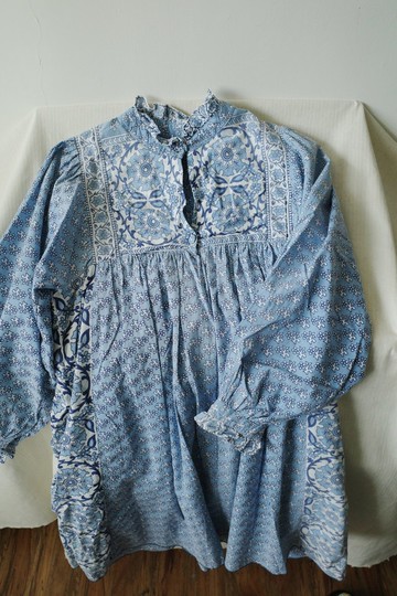 Vintage Romona Rull dress 嬉皮逸品 70s 巴基斯坦手工蓋印上衣