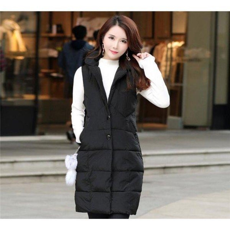 PIPING LONG GILET パイピングノースリーブロングベスト コート-