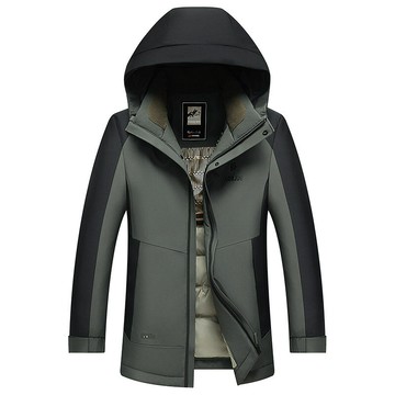 【巴黎精品】現貨+預購 真羽絨90%白鴨絨羽絨外套羽絨衣夾克-保暖秋冬戶外加厚連帽男外套3色a1is67