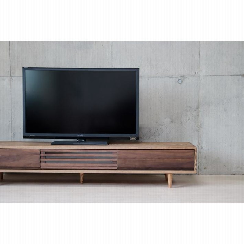 ダークブラウン テレビ台 モダンデザイン 収納付き 約幅150cm