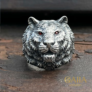 S925銀戒。猛虎 | GO