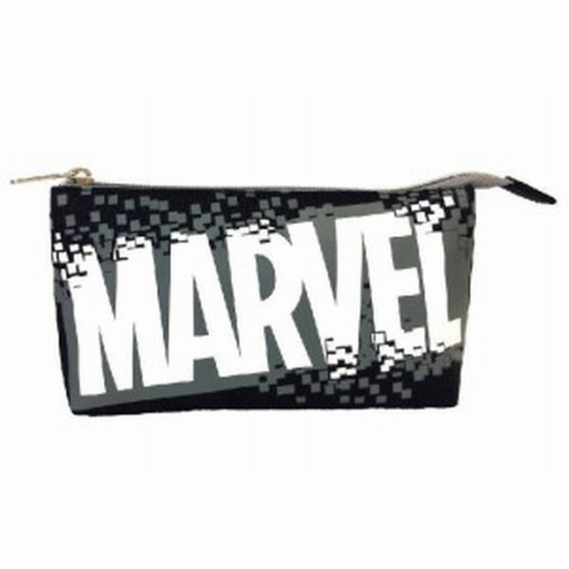 マーベルキャラクター ビットロゴ3p舟形ポーチ ブラック ペンケース Marvel マーベル アメコミ ヒーローズ ポーチ 通販 Lineポイント最大1 0 Get Lineショッピング