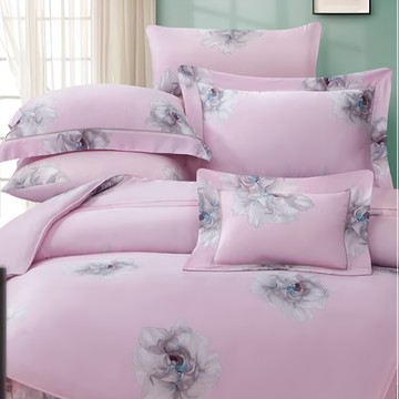 喬伊絲 60支100%天絲薄床包兩用被四件組  床包 + 被套 + 枕套  床包188 x 152cm + 被套212 x 182cm + 枕套75 x 45cm