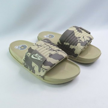 NIKE HF1438200 Offcourt Adjust 男拖鞋 海綿內襯 可調式魔鬼氈 橄欖灰 iSport愛運動