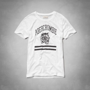 AF a&f Abercrombie & Fitch 女T恤 白色 0010