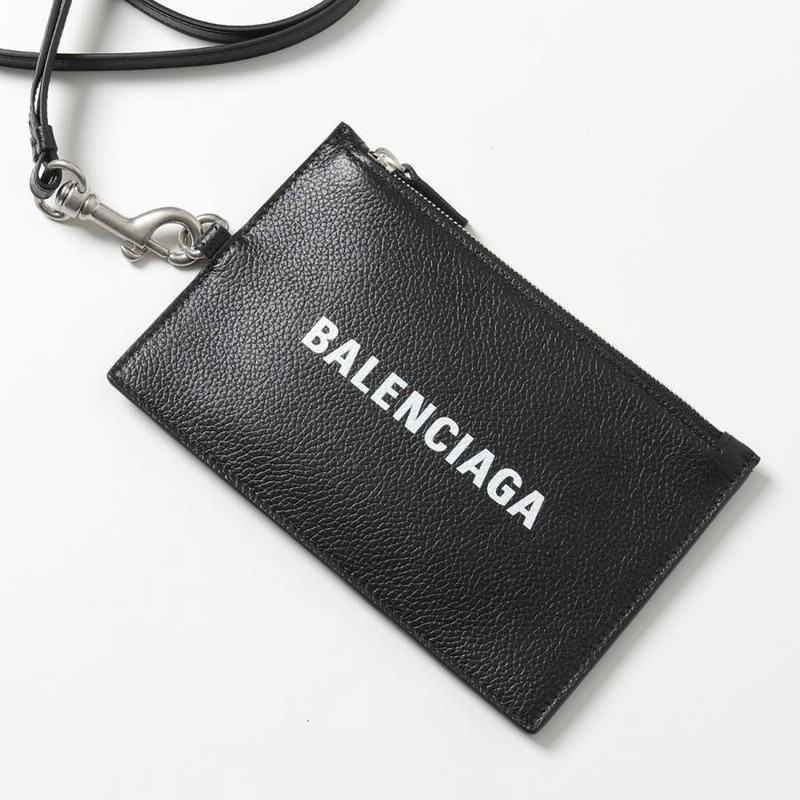 BALENCIAGA バレンシアガ 616015 1IZI3 1090 レザー コイン&カード