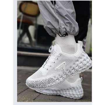 高爾夫球鞋男士休閑運動鞋子透氣防滑輕便無釘鞋Golf高爾夫訓練鞋