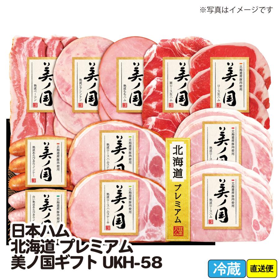  御歳暮 お歳暮 おせいぼ お年賀 手土産 ごあいさつ ご自宅用 日本ハム  北海道 プレミアム 美ノ国ギフト (UKH-58)