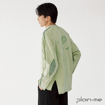 plain-me melsign聯名 [水洗爆擊] 長袖 長Tee 冬天長袖 男生長袖 [CRV0188-252]