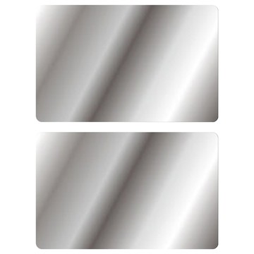 小麥購物 鏡面貼 93g 2個  長方形  42 x 27cm