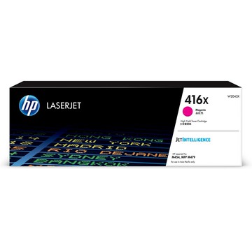 【領券優惠折300】 HP 416X 紅色原廠 LaserJet 高容量碳粉匣(W2043X) For HP LaserJet M454 / M455 /  M479