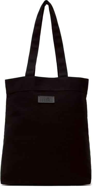 MM6 Maison Margiela 黑色 Reversix Canvas 托特包