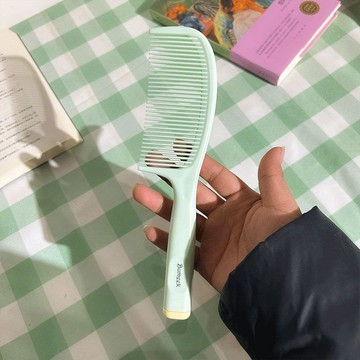 臺灣現/🎀梳子 氣墊梳美髮造型加厚頭梳梳子家用女士長髮專用順直髮密齒梳防不打結靜電