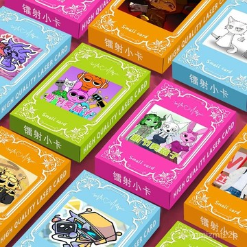 台灣出貨 Sprunki節奏盒子 節奏盒子卡片 新節奏盒子鐳射小卡盒裝週邊 衕款三寸照片圓角覆膜高清圖 不重複禮 1KD