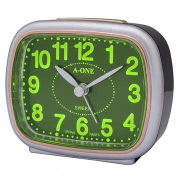 A-ONE 金吉星 鬧鐘 超靜音掃描機芯 大聲響鬧 小夜燈 貪睡功能 顏色隨機