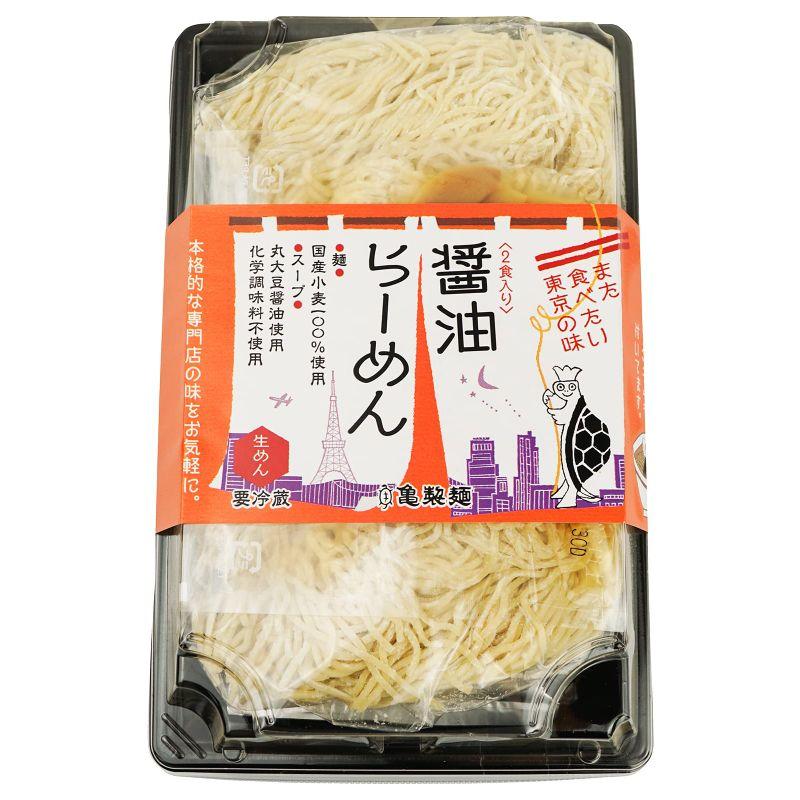 冷蔵亀製麺 醤油らーめんメンマ付き