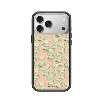 iPhone 17 Pro Max Mod NX -邊框背蓋組合 (相機按鈕) 黑 - Plantica - 萬花筒 – 白青