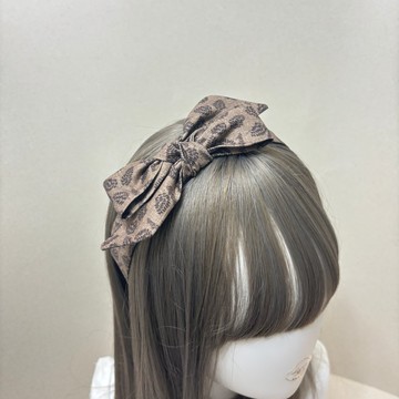 小松暮 | 細版交織蝴蝶結髮箍