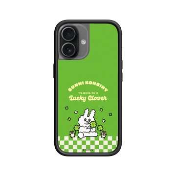 iPhone 17 Mod NX -邊框背蓋組合 (相機按鈕) 黑 - Bunni Konbiny - Bunni Konbiny Lucky Clover