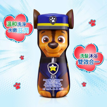 【paw patrol 汪汪隊立大功】警察阿奇 2合1沐浴洗髮精 400ml